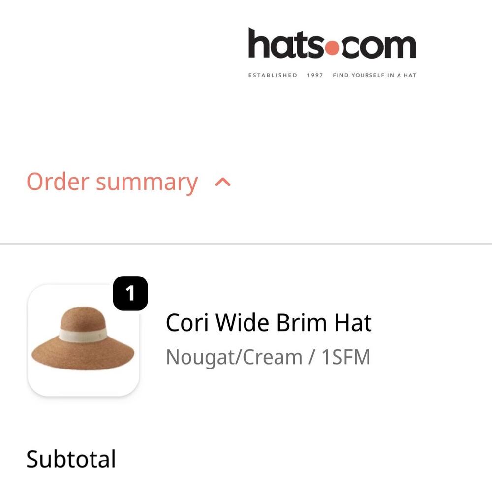 Helen Kaminski Cori Wide Brim Hat Nougat/Cream Raffia Sun Summer - Picture 8 of 16